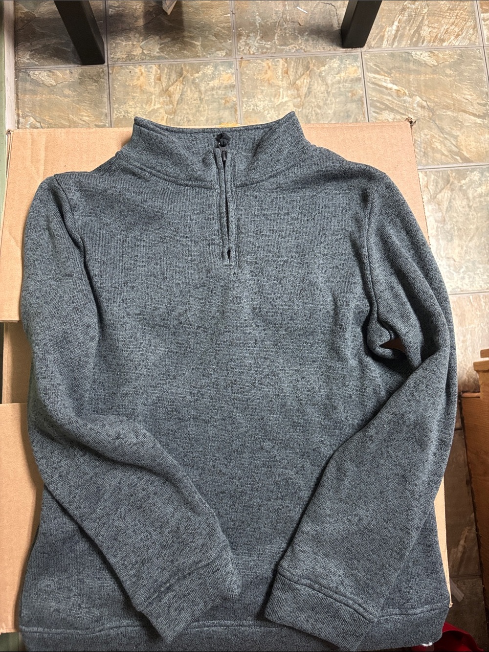 Sonoma Youth Gray Quarter-Zip Pullover